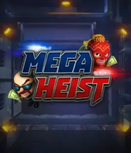 Enter the thrilling world of Mega Heist slot by Relax Gaming, featuring comedic characters ready to pull off a big score. This graphic depicts the excitement of the heist with its striking logo and an ominous vault backdrop. Ideal for fans of heist movies, providing a gripping gaming experience. 